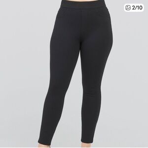 Spanx Ponte Pants Pull‎ On Stretchy Plus Size 1X Black Stretchy